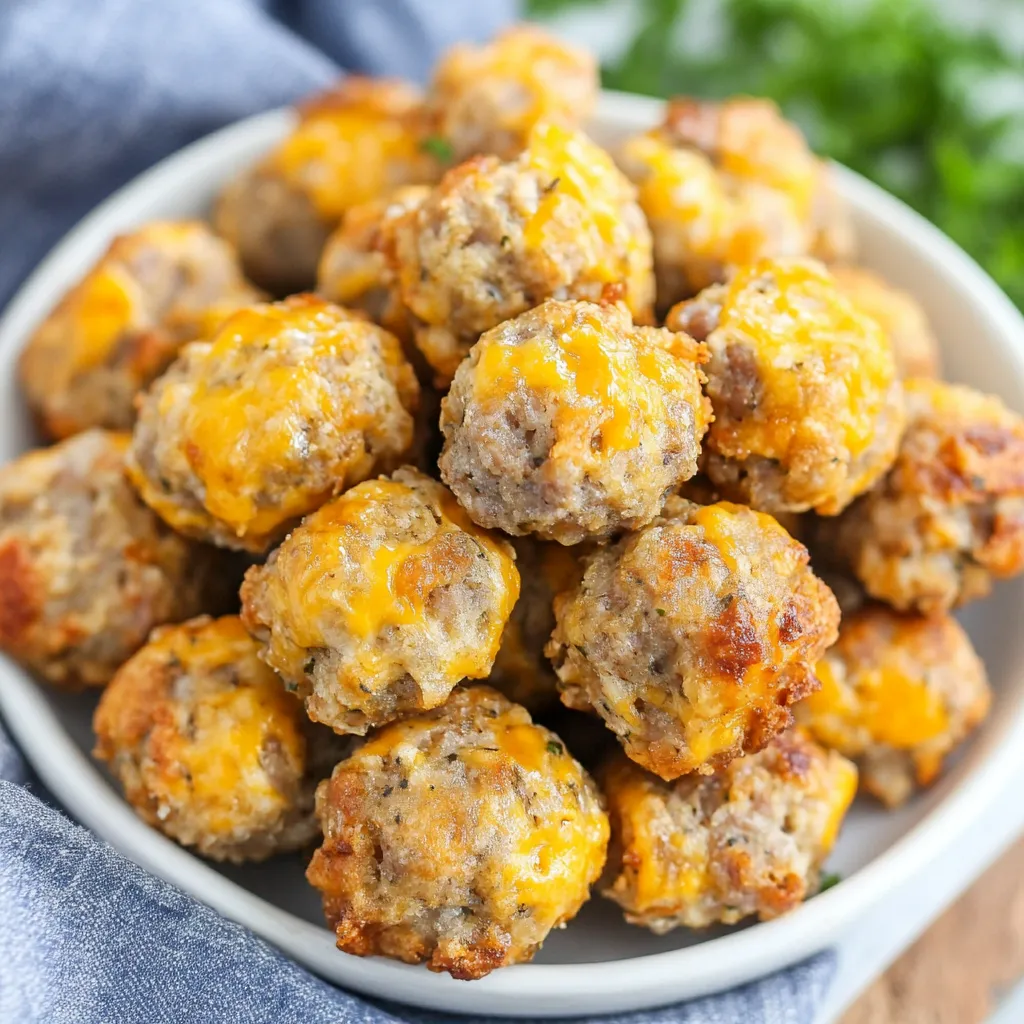 Cheddar Bay Sausage Balls 