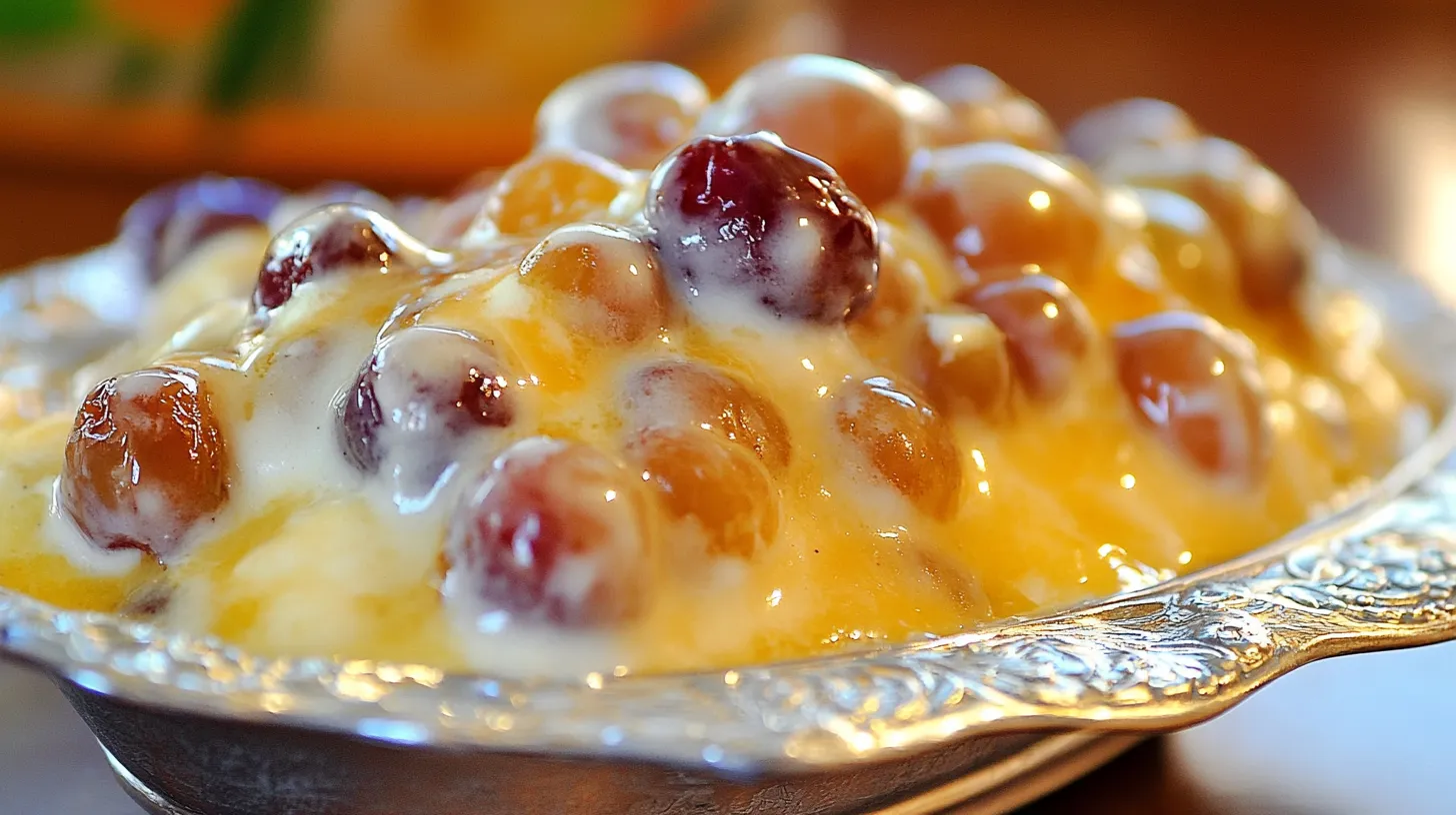 Sour Cream Burnt Grapes