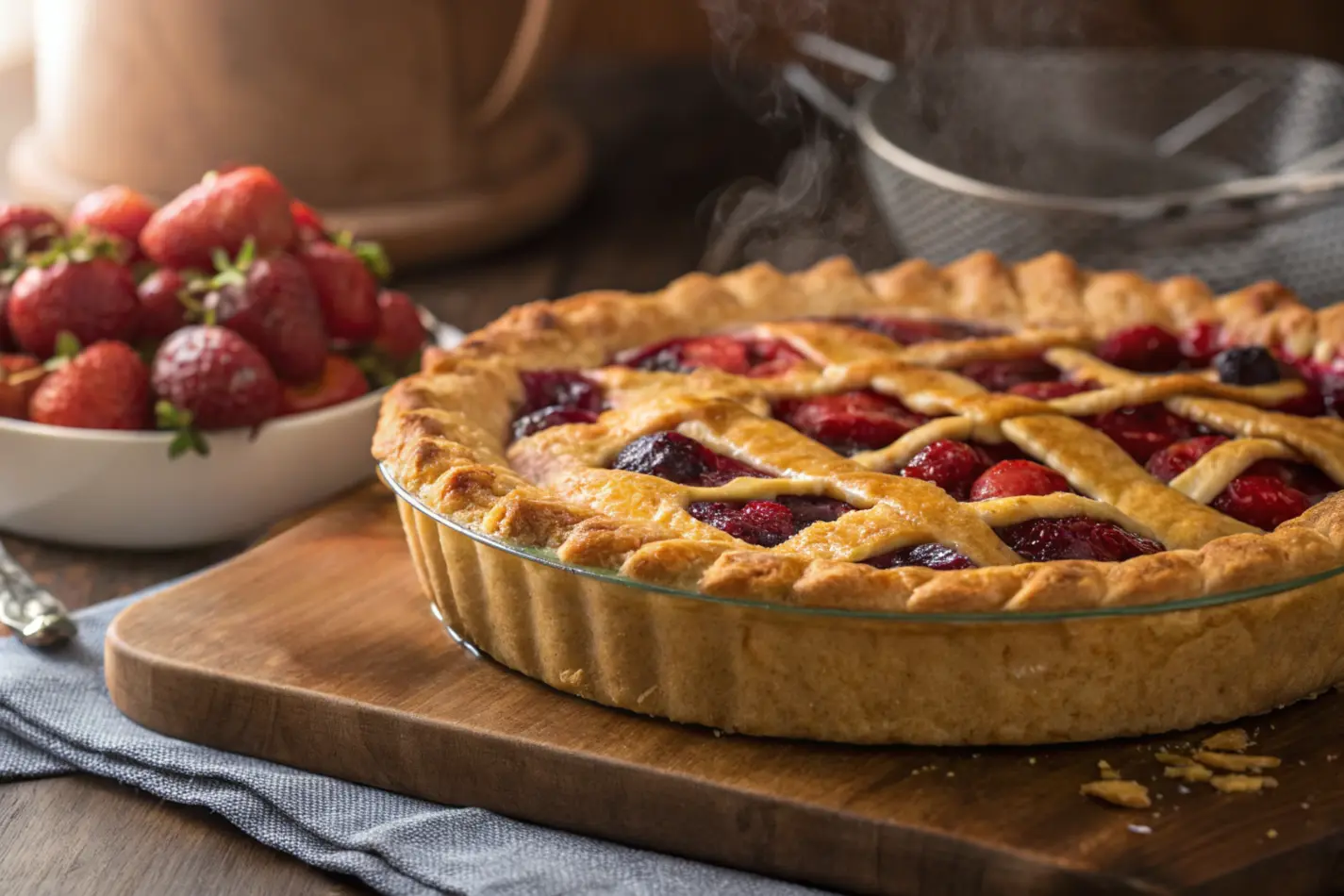 goumi berries pie