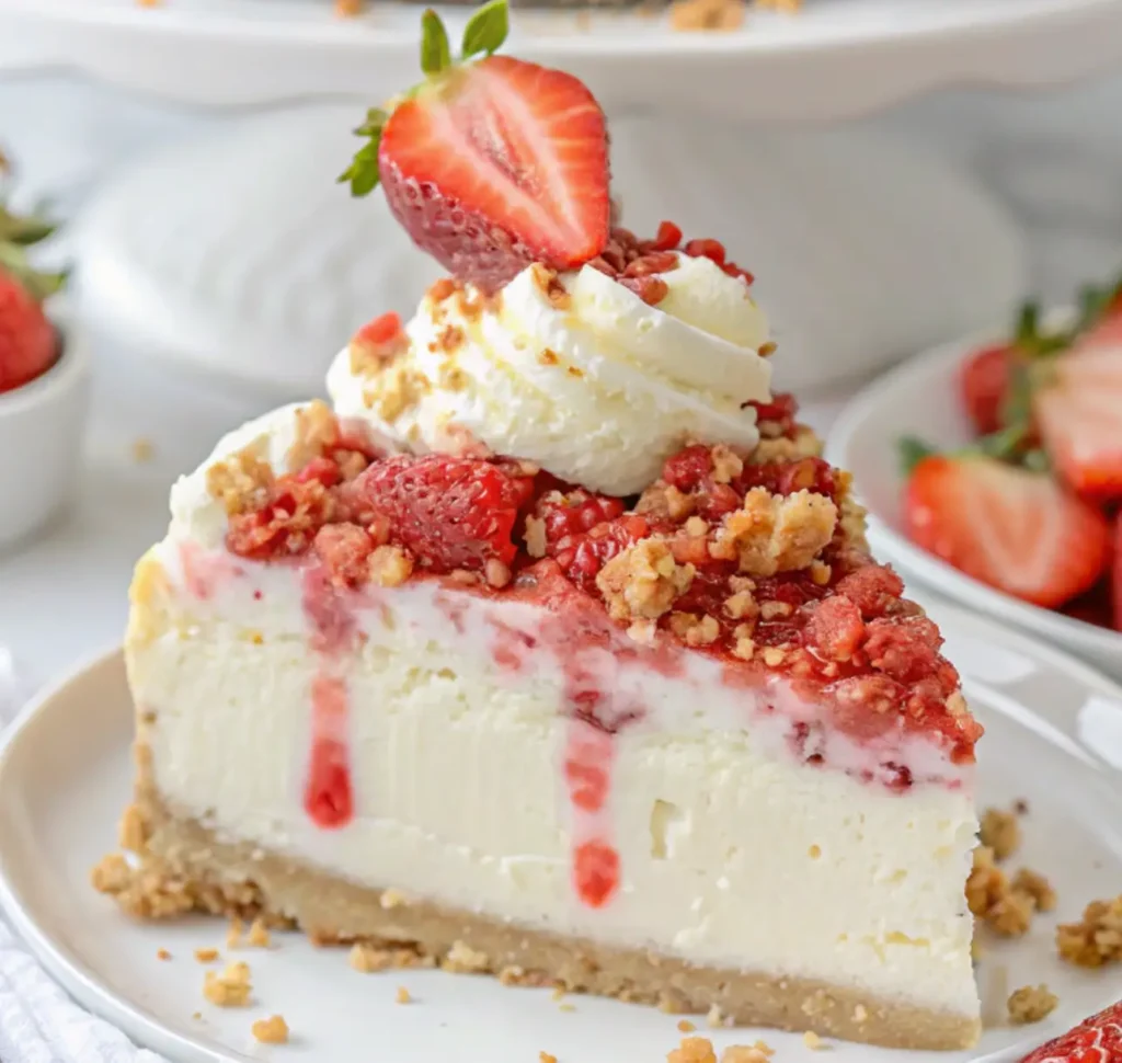 Strawberry Cheesecake Cake