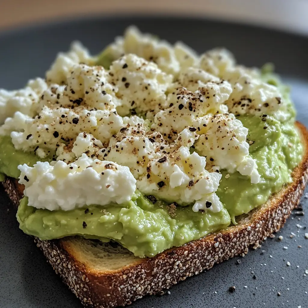 Avocado Toast Cottage Cheese