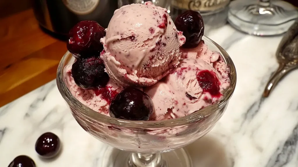 Black Cherry Coffee Ice Cream Recipe