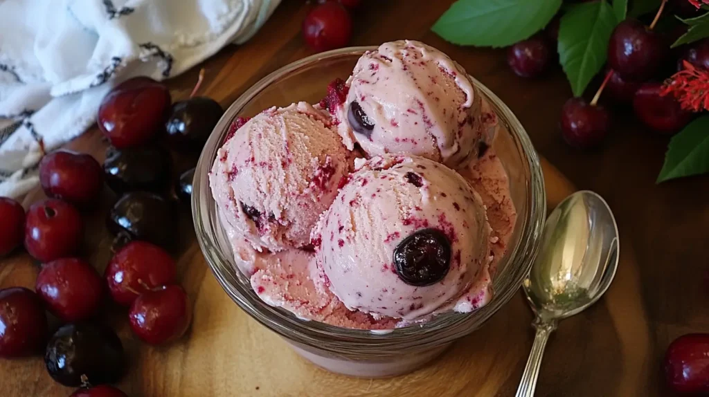 Black Cherry Coffee Ice Cream