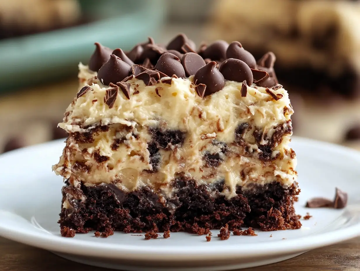 German chocolate poke cake Recipe