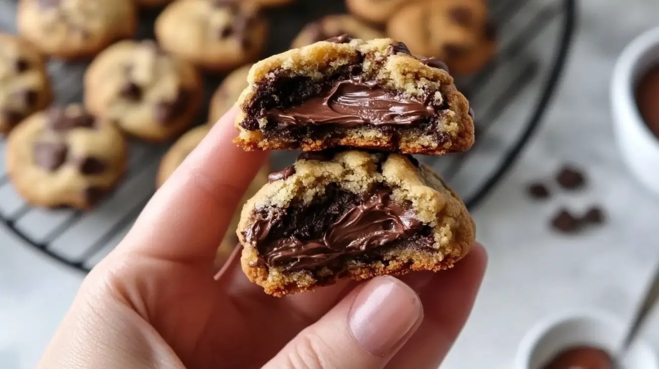 Stuffed Cookies with nutella