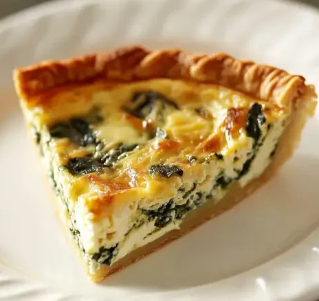 air fryer quiche slice