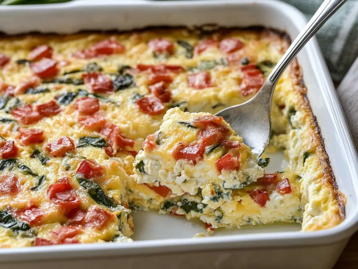 egg bake with cottage cheese recipe