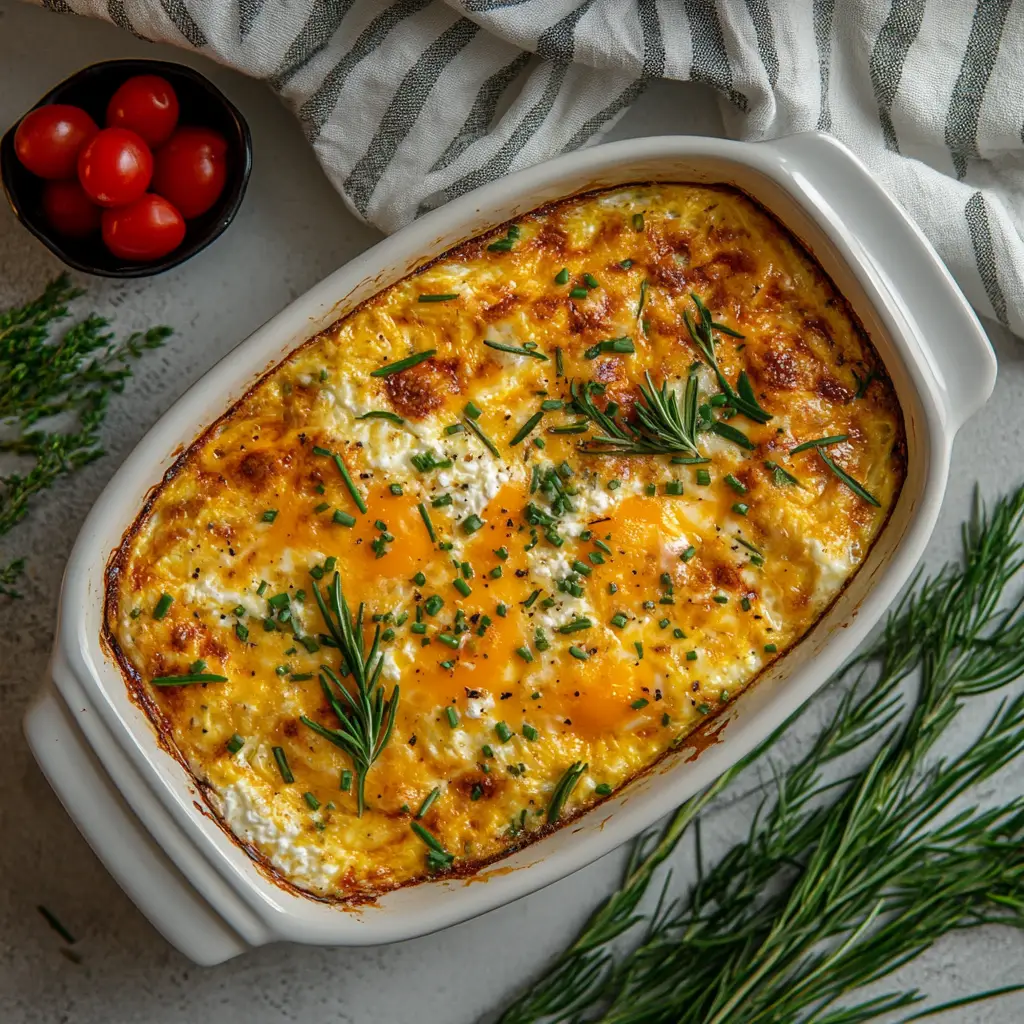 egg bake with cottage cheese