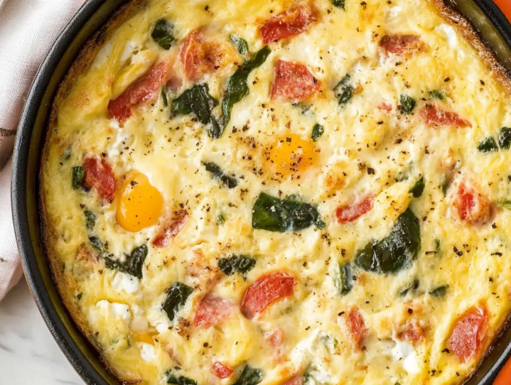 egg bake with cottage cheese