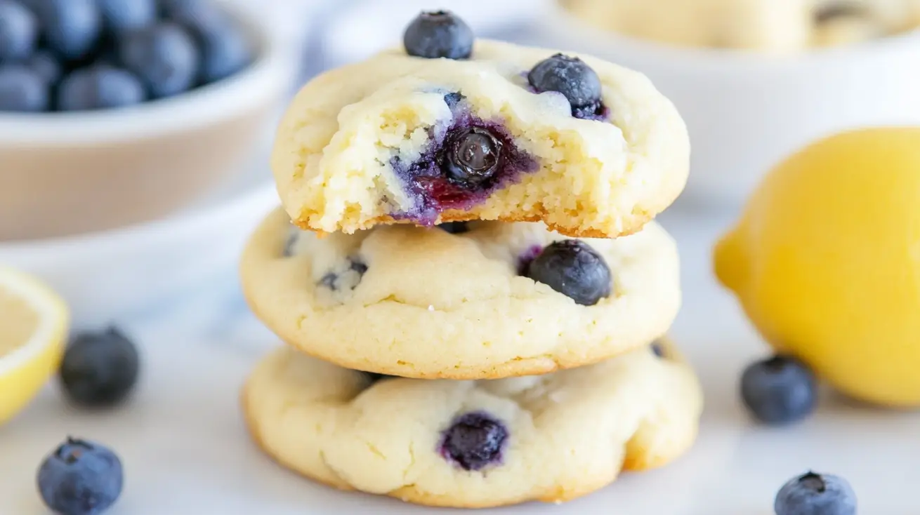 lemon blueberry cookie