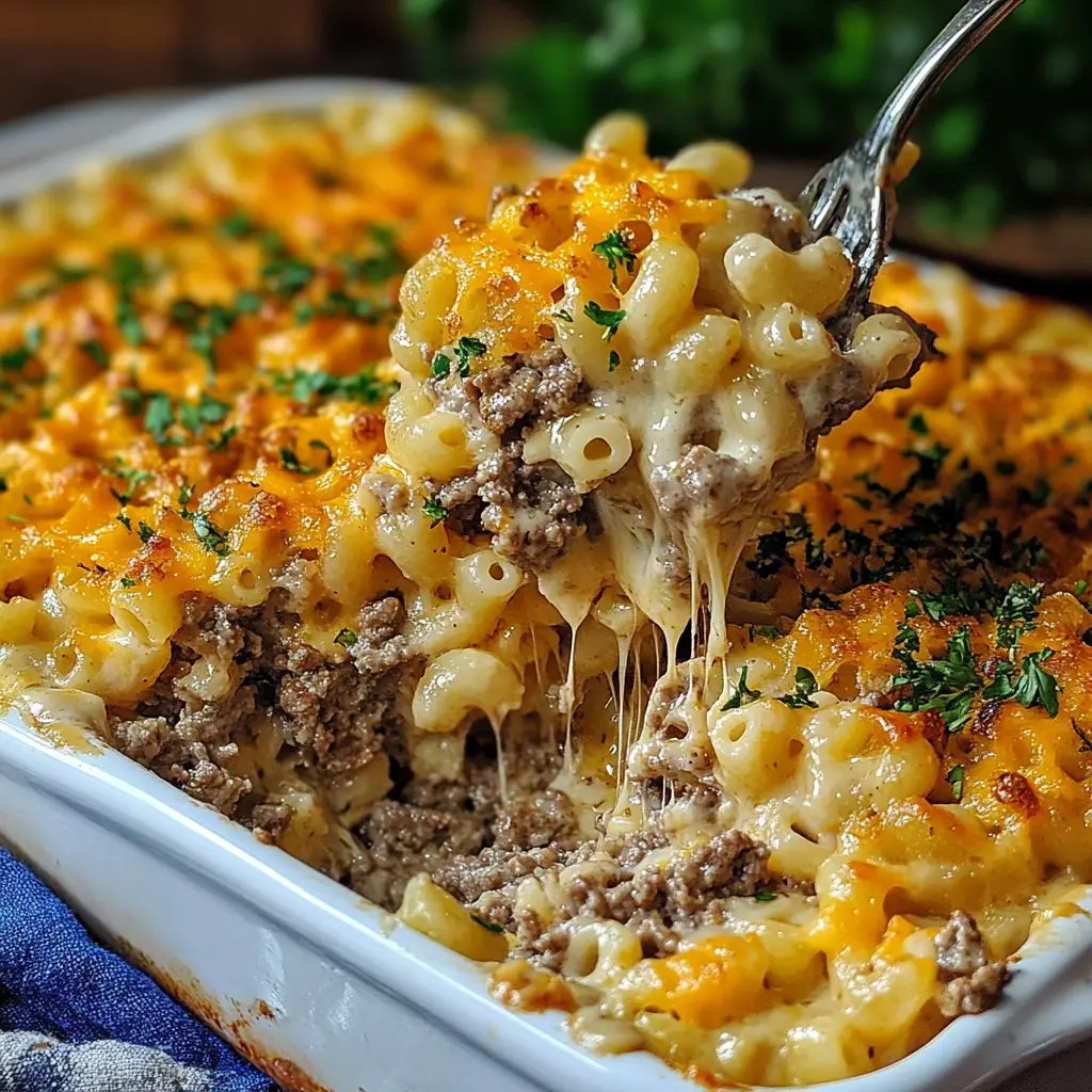 mac and cheese meatloaf casserole Recipe