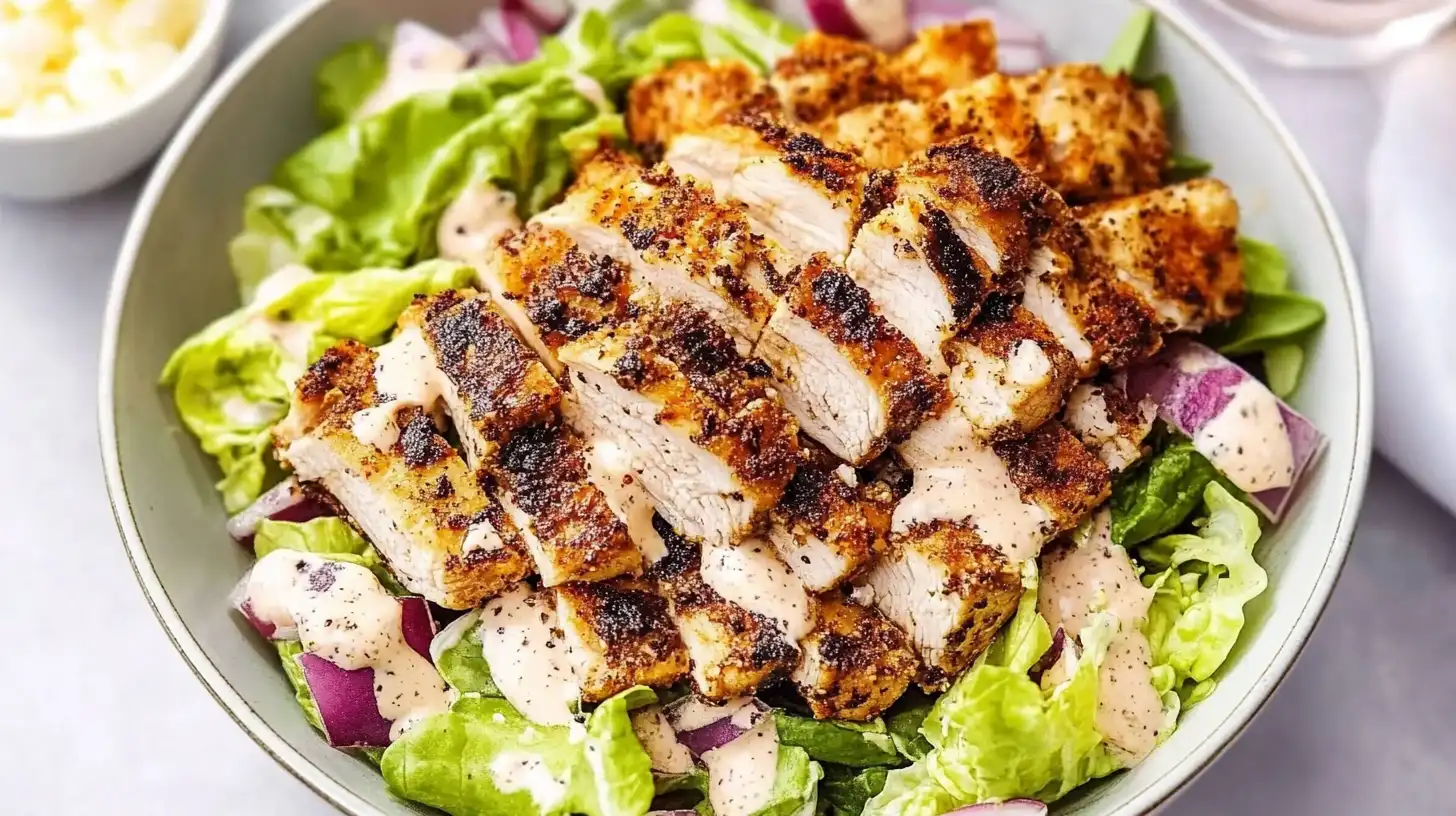 Blackened Chicken Caesar Salad