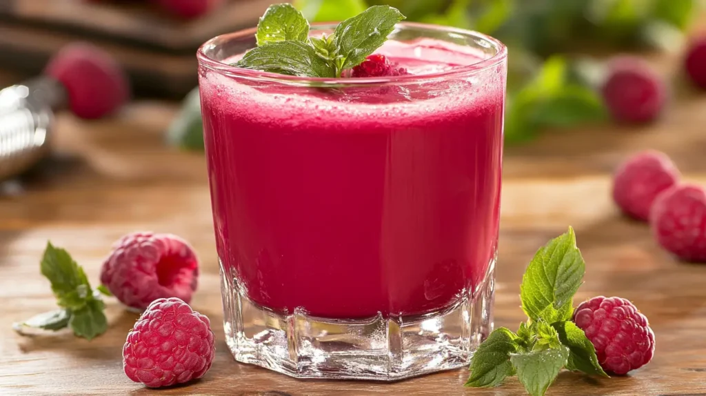 raspberry bitter juice