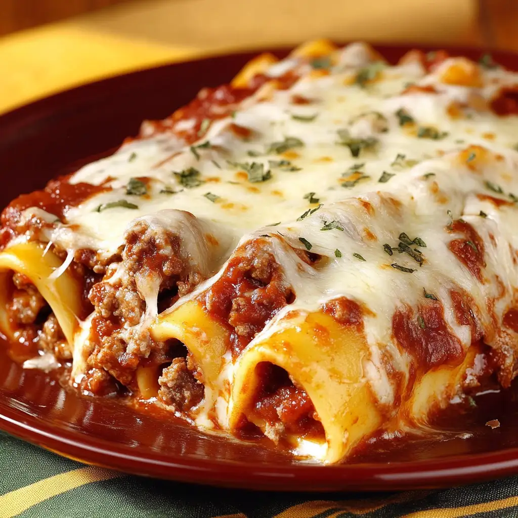 stuffed manicotti with string cheese recipe