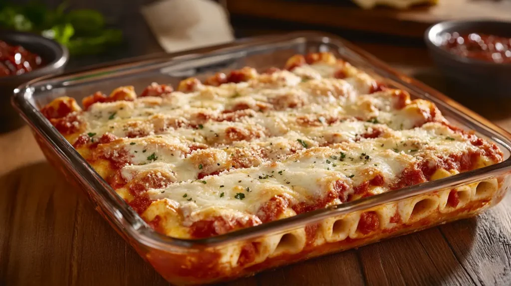 stuffed manicotti with string cheese recipe