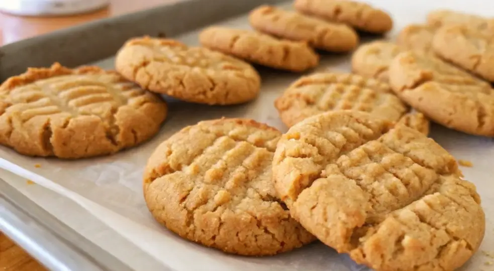 make peanut butter cookies with no brown sugar