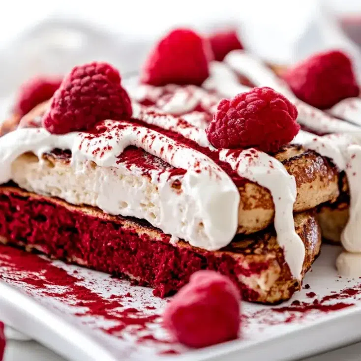 Red Velvet French Toast