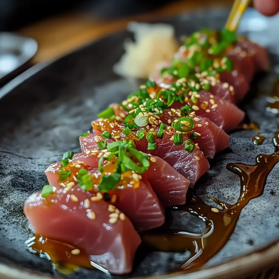 bluefin tuna sashimi 