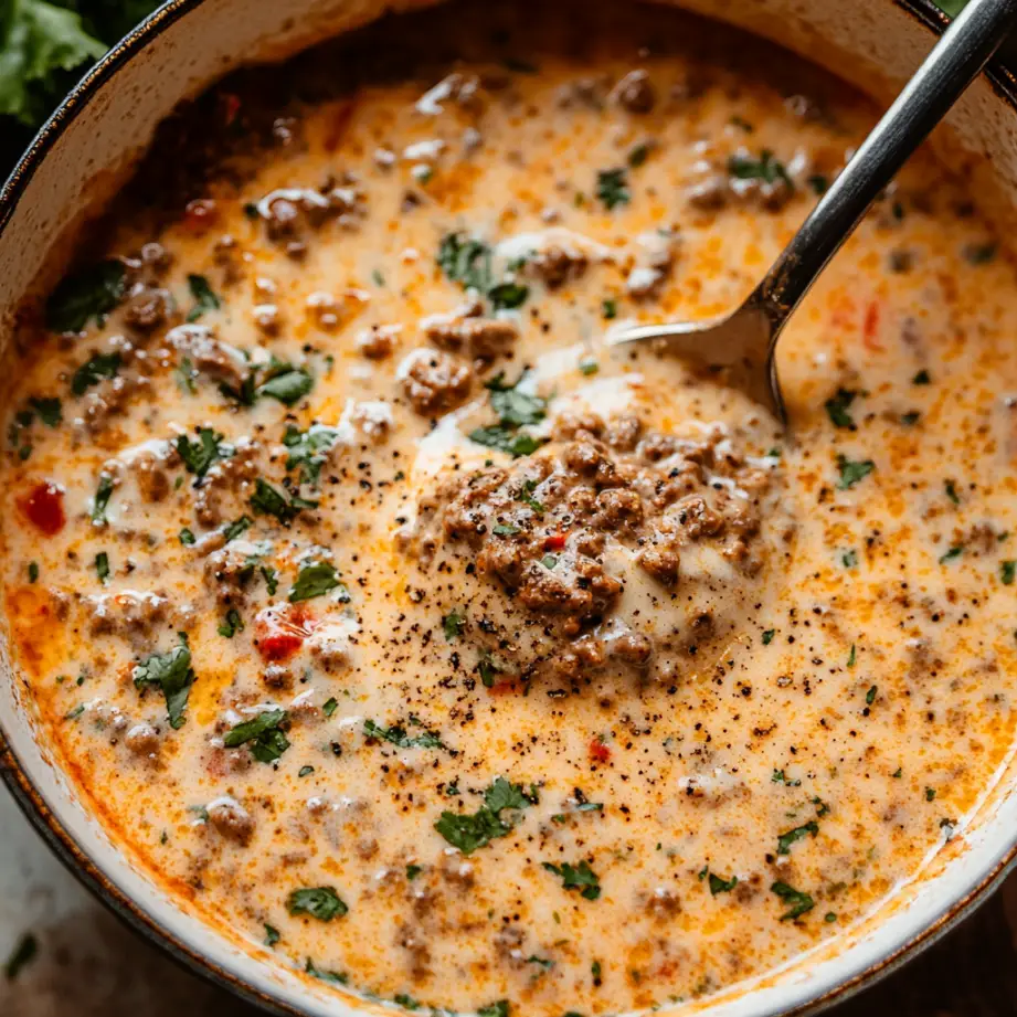 ground beef cheese dip recipe